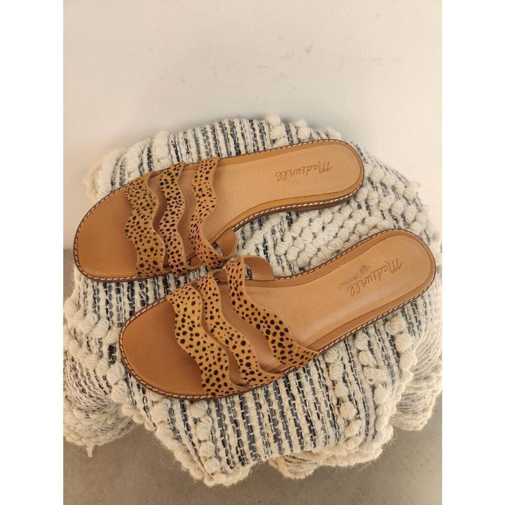 Madewell Tan Perforated Sandals